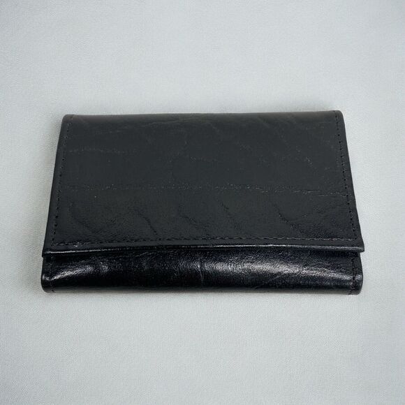 Vtg Prince Gardner Top Grain Cowhide Key Gard Holder Black 6 Hooks USA - Picture 1 of 8
